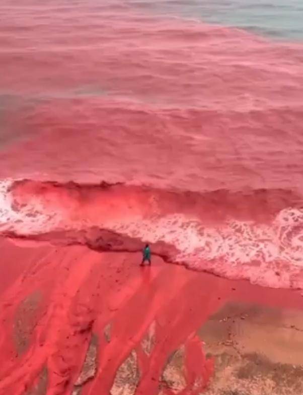 罕见!伊朗霍尔木兹岛遭遇强降雨<strong></p>
<p>比特币交易</strong>,部分海域变成“血色海洋”